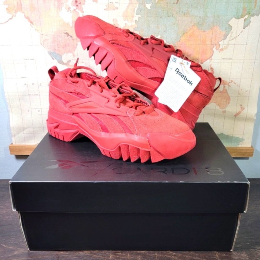 Reebok Club C V2 Bold Red Sneakers - Picture 2 of 5